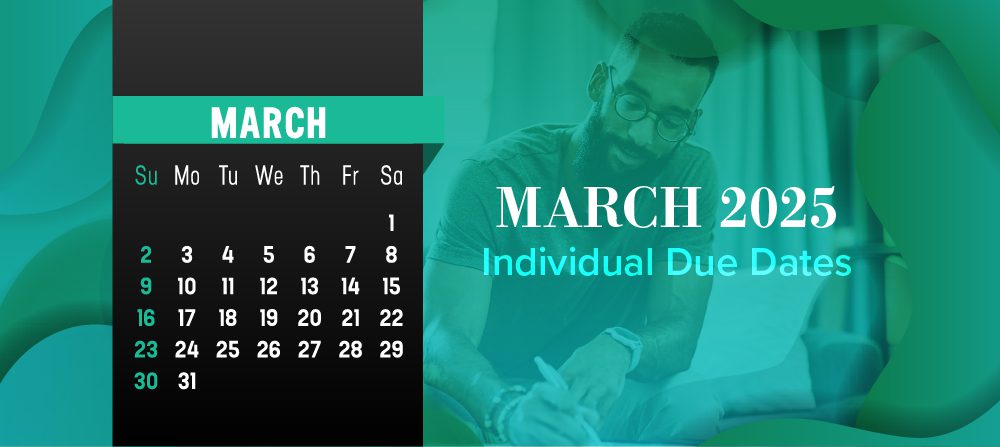 March 2025 schedule and person writing