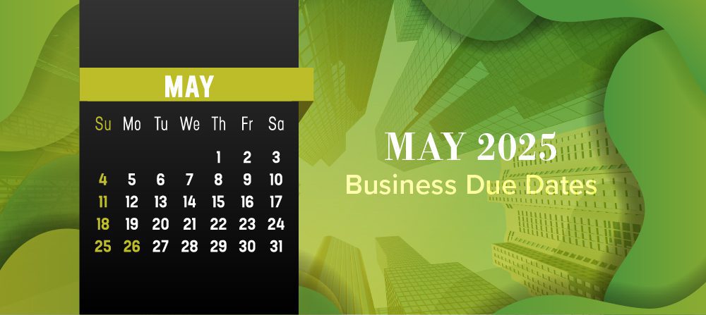 May 2025 business calendar