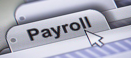 Payroll tab with cursor pointer