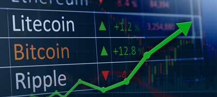 Cryptocurrency market trends upward with growth