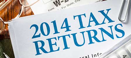 Tax paperwork for 2014