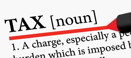 Tax dictionary definition highlighted in red