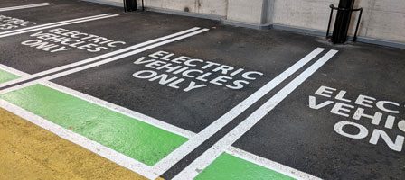 Reserved parking for electric vehicles