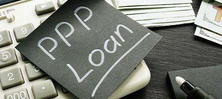 Financial documents and calculator