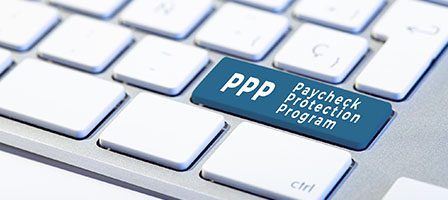 PPP keyboard key close-up