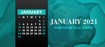 January 2021 individual deadlines image