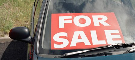 Vehicle for sale advertisement
