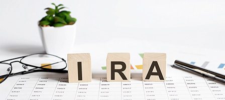 IRA blocks on financial documents