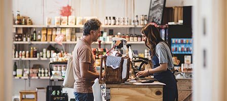 Checkout interaction in cozy store