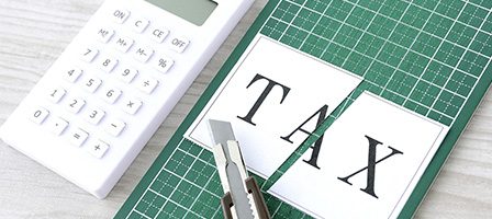 Tax paper cut with utility knife