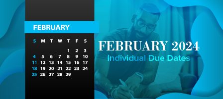 Highlighted February 2024 calendar page