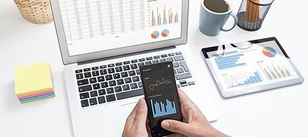 Analyzing charts on multiple devices