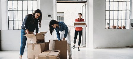 Group organizing in a studio space