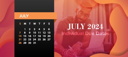 Calendar and notes for July 2024