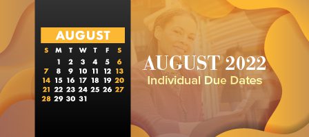 August 2022 schedule and reminders