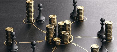 Strategic financial planning concept