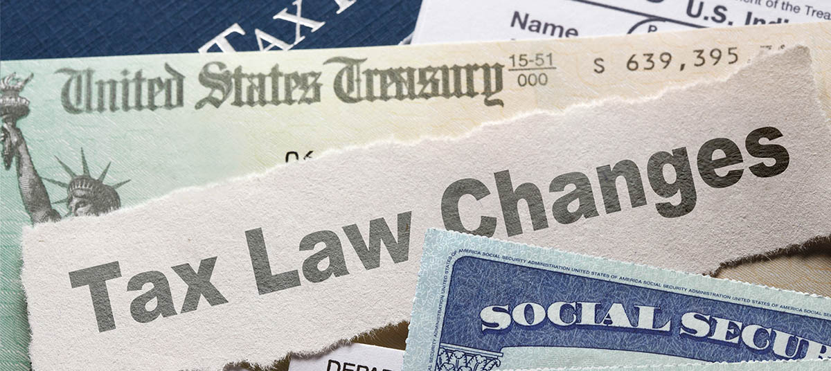 Treasury check with tax law changes