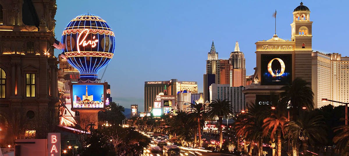 Vibrant Las Vegas nightlife scene