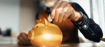 Saving money for future use