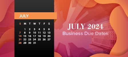 July 2024 business calendar