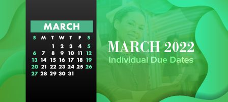 March 2022 important dates highlighted