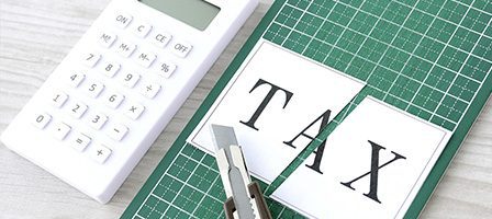 Tax paper cut with utility knife
